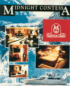 Galvez Club brochure for Alaskan Cruise