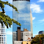 IDS Center Tower with 19 story Marquette Hotel