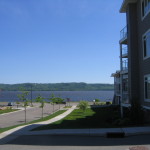 View of Lake Pepin from Villas on Pepin