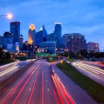 Minneapolis Skyline featuring Campbell Mithun tower (former Piper Jaffray) courtesy of Creative Commons on Wikipedia